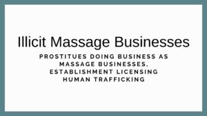 illegal massage businesses